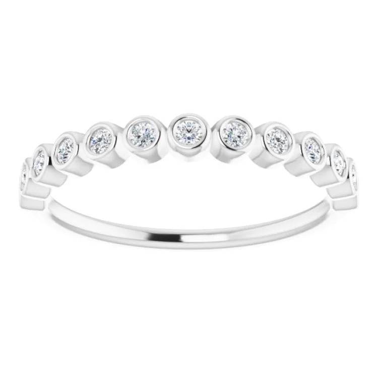 14K White 1/5 CTW Lab-Grown Diamond Anniversary Band