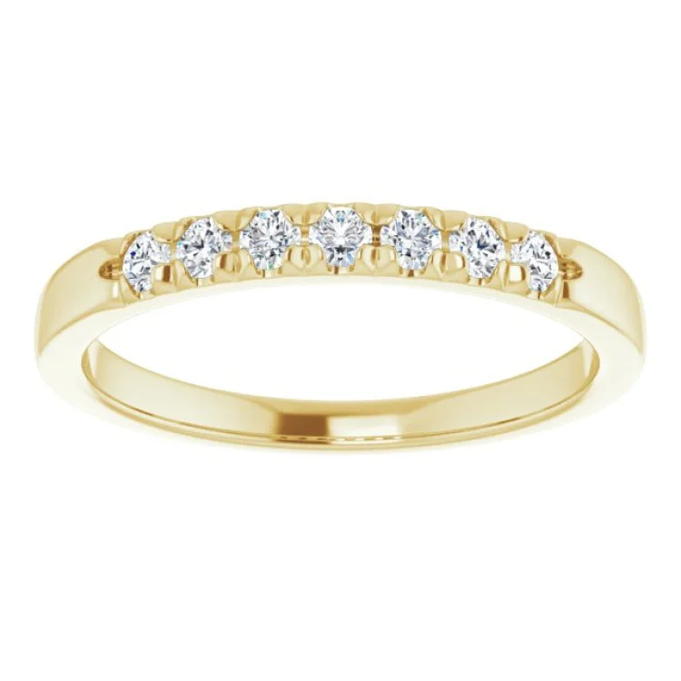 14K Yellow 1/4 CTW Lab-Grown Diamond Anniversary Band