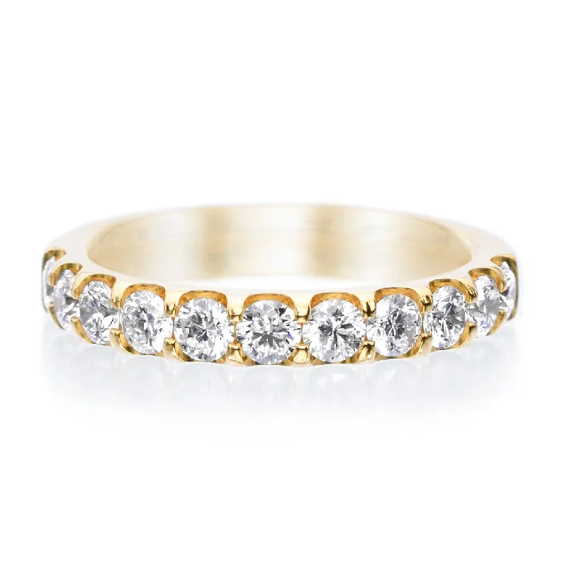 18K Yellow Gold Odessa™ 11 Stone Diamond Band