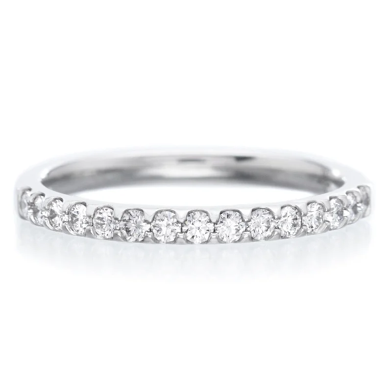 Platinum Odessa 15 Stone Diamond Band