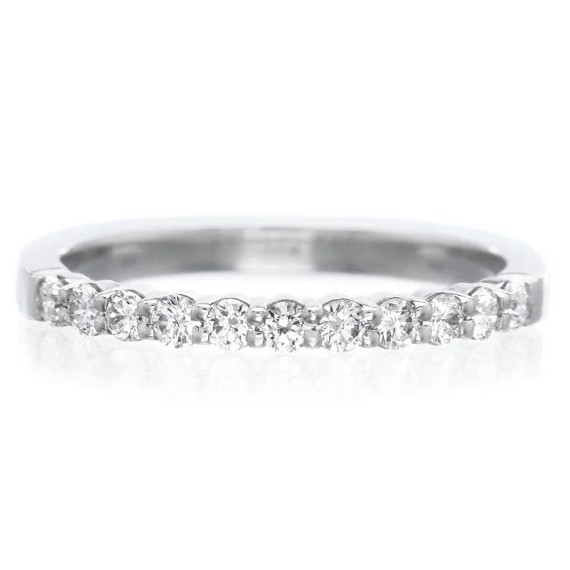 Platinum 11 Stone Diamond Band