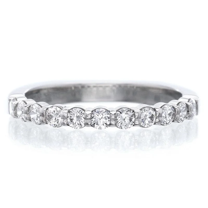 Platinum 11 Stone Diamond Band