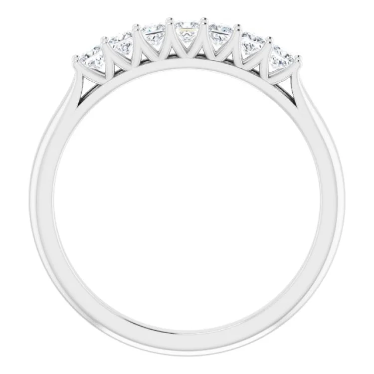 14K White 1/3 CTW Natural Diamond Anniversary Band