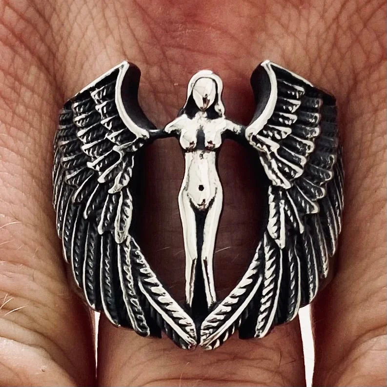 Valkyrie Viking Angel Ring - R102