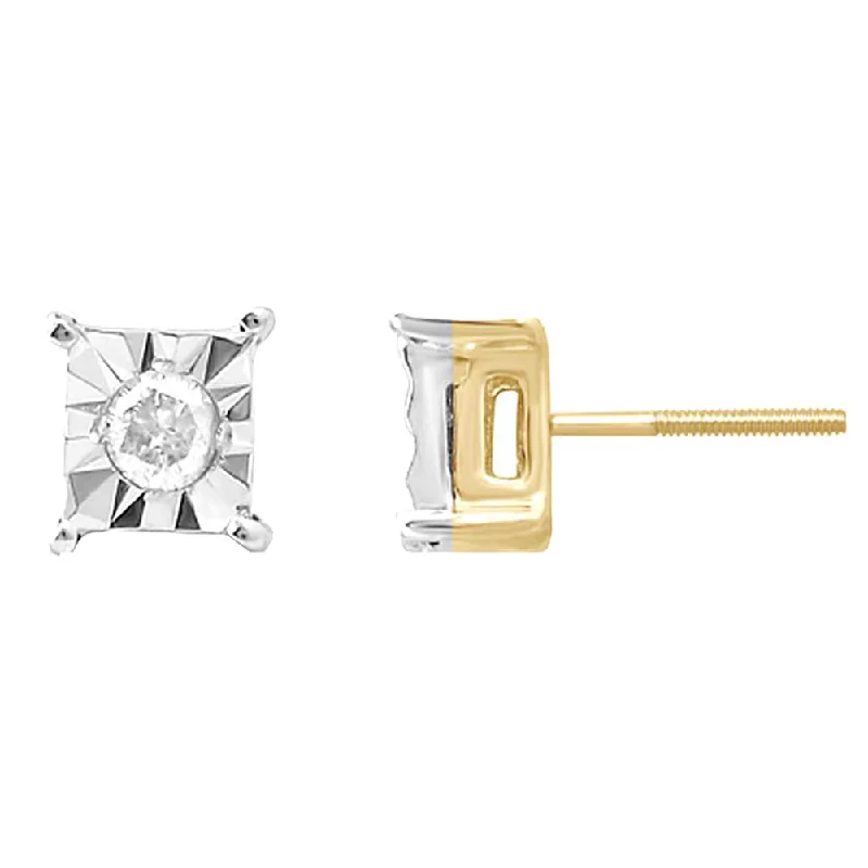 10K   0.05ct Diamond Earring