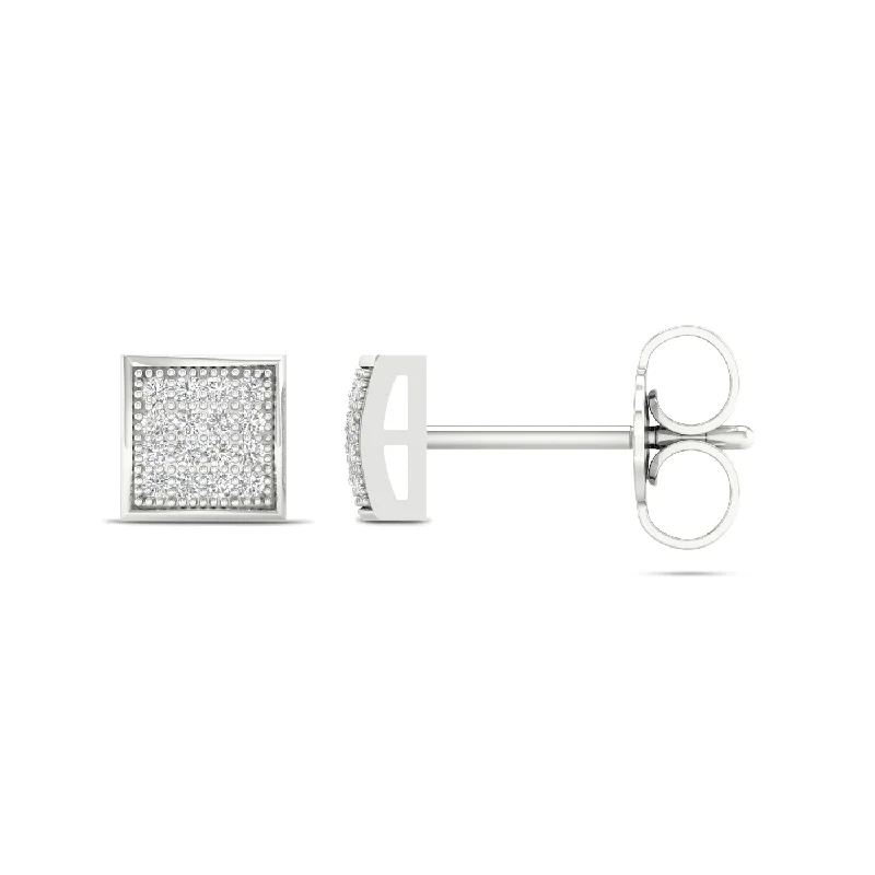 10K 0.10CT Diamond Earring