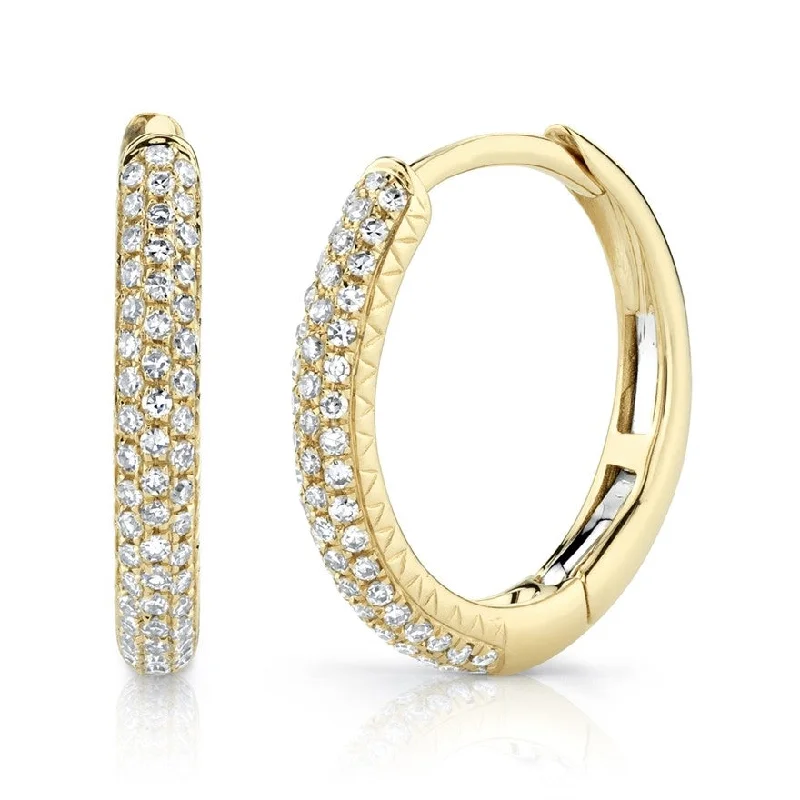 Micro Pave Hoops