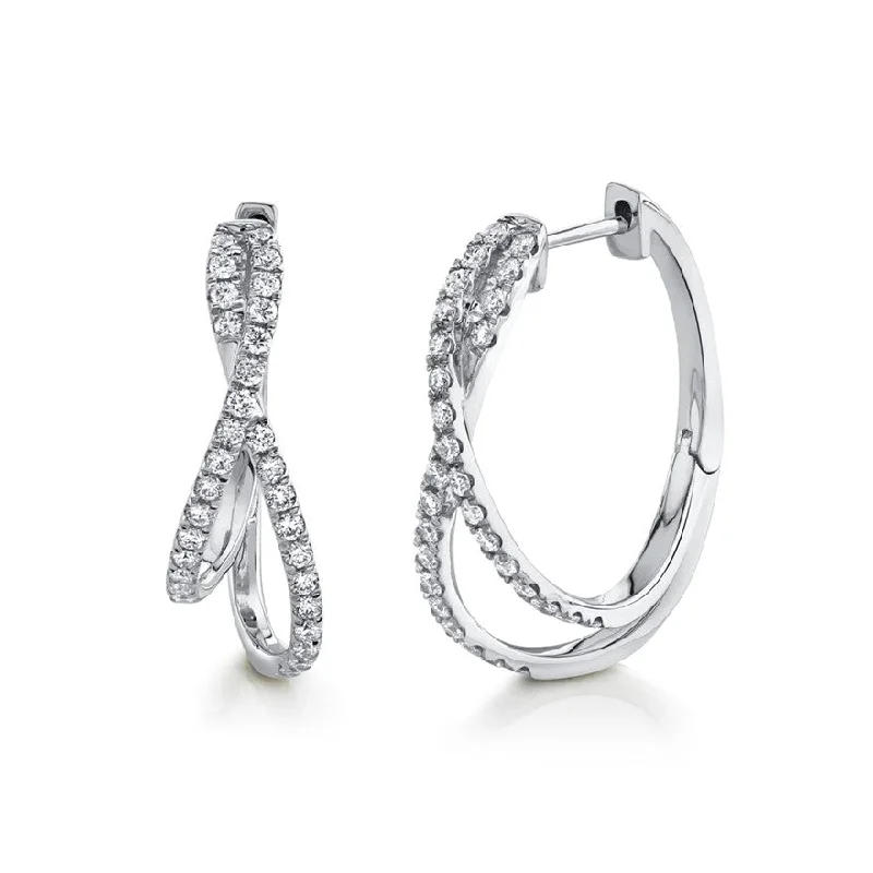 Oval Twist Hoops