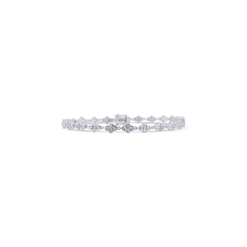 18K White Gold Diamond Bracelet