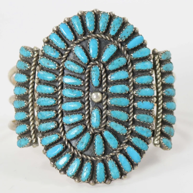 1970s Turquoise Cluster Cuff