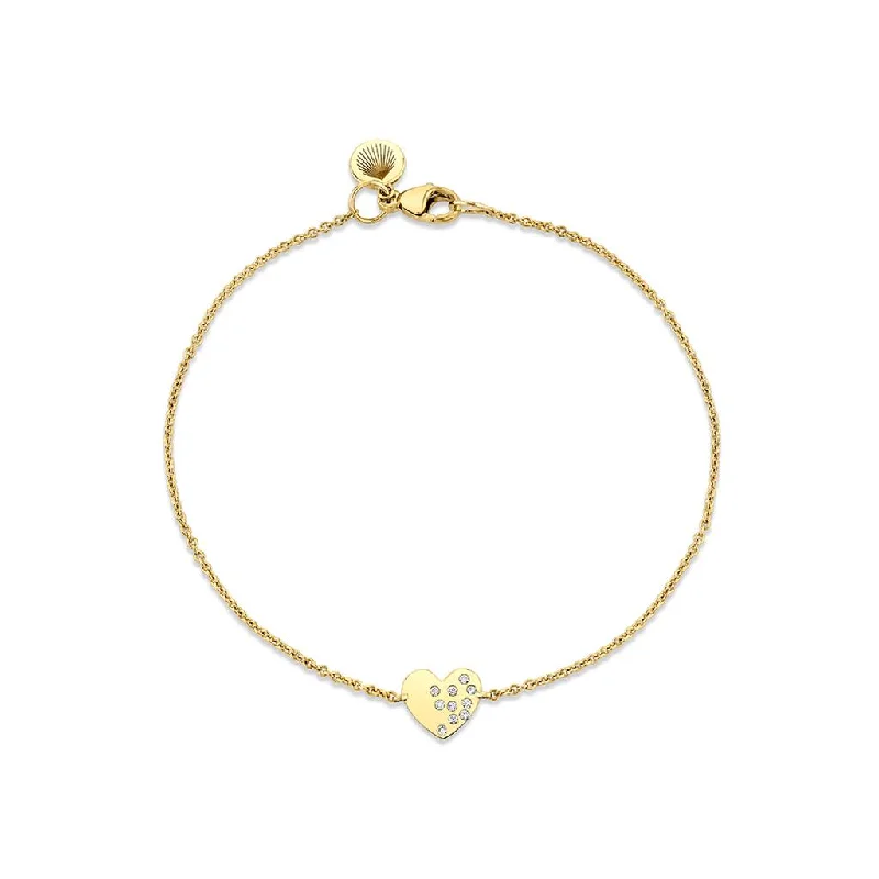 Diamond Heart Bracelet