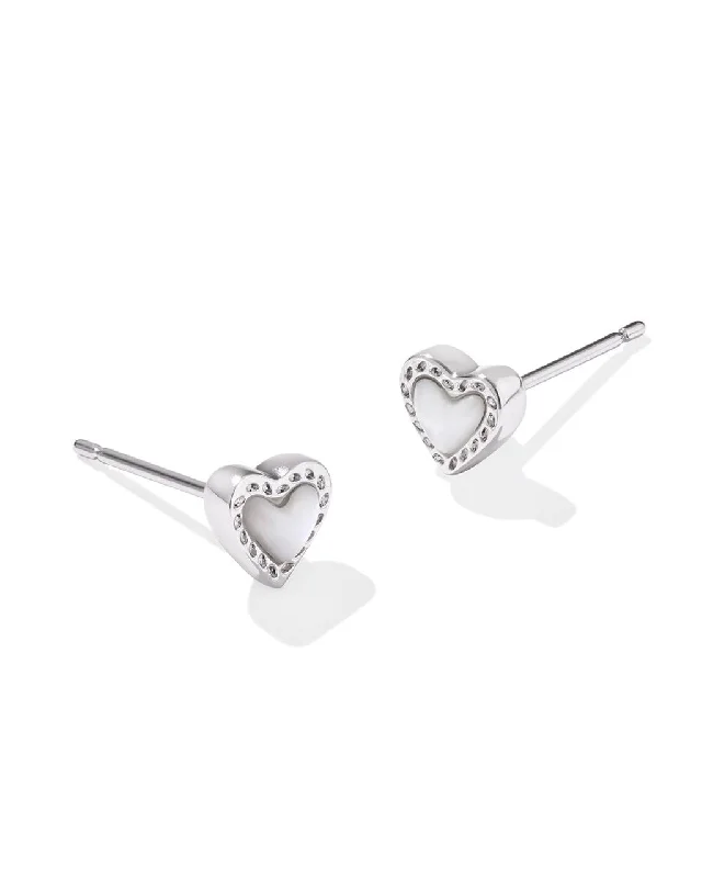 Kendra Scott Mini Ari Heart Stud Earrings