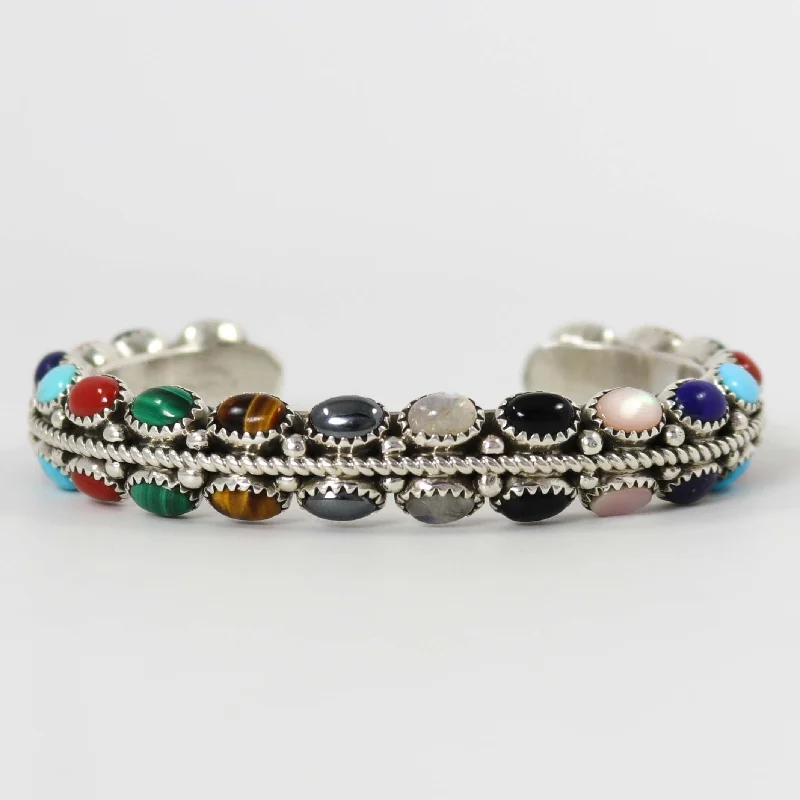 Multi-Stone Cuff