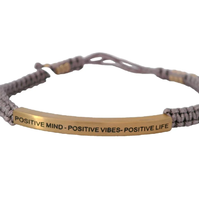 Positive Mind - Positive Life - Positive Vibes Rope Bracelet