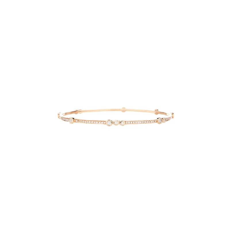 18 Karat Rose Gold Diamond “Planetarium” Bracelet