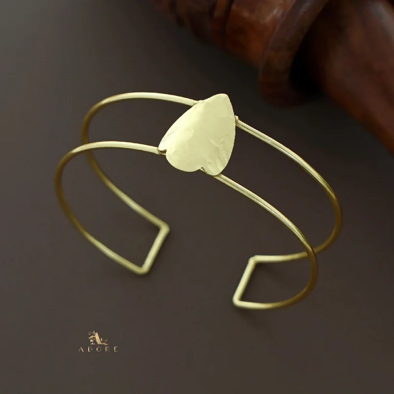 Golden Plated Shield Bangle