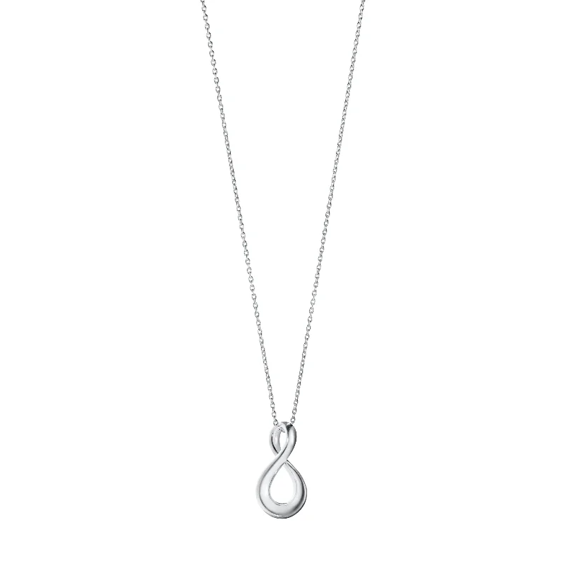 Silver Infinity Pendant Necklace