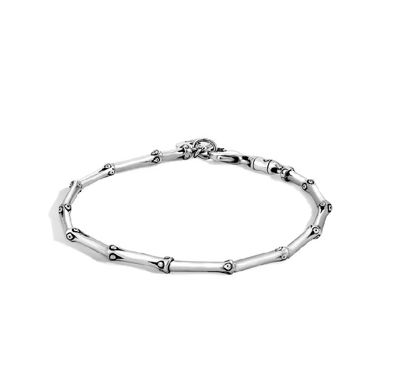 John Hardy Bamboo Sterling Silver Pancing Slim Bracelet